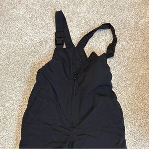 Lands' End Kids Black Snow Bib